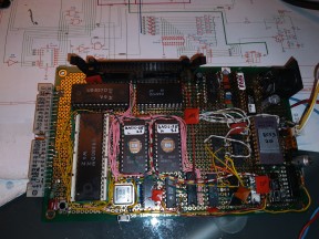 Heimcomputer BCS-3 Platine Oberseite